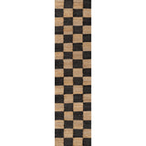 Rudra Modern Farmhouse Woven Jute Checkerboard Area Rug