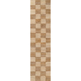 Rudra Modern Farmhouse Woven Jute Checkerboard Area Rug