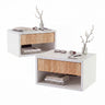 White/Light Oak (Set of 2)