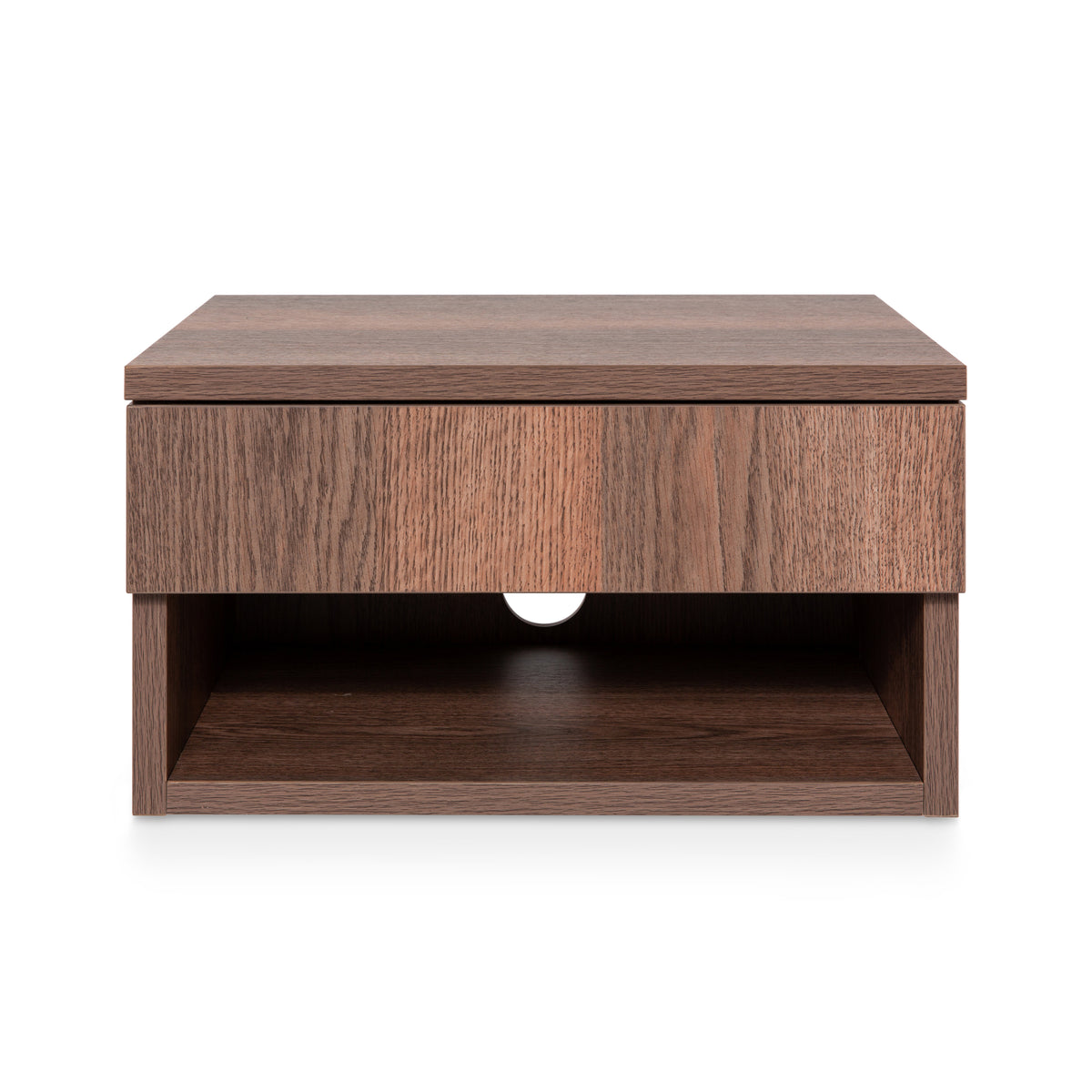 Jdav 15.71" Mid-Century Modern Floating Wall Mounted Nightstand with Soft-Close Drawer and Cable Hole