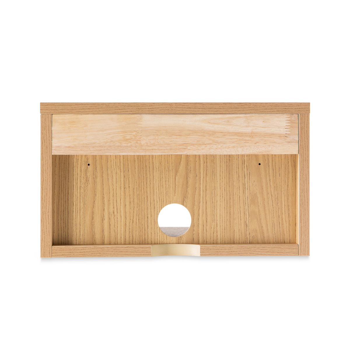 Jdav 15.71" Mid-Century Modern Floating Wall Mounted Nightstand with Soft-Close Drawer and Cable Hole