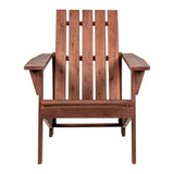 Sandy Outdoor Patio Modern Acacia Wood Adirondack Chair