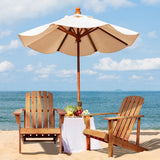 Swami Outdoor Patio Acacia Wood Adirondack Chair