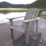 Swami Outdoor Patio Acacia Wood Adirondack Chair