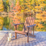 Swami Outdoor Patio Acacia Wood Adirondack Chair