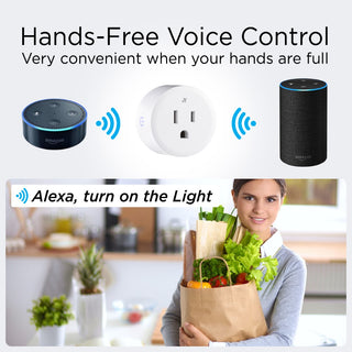 Marta Smart Plug - WiFi Remote App Control for Lights & Appliances; Compatible with Alexa and Google Home Assistant, No Hub Required (SET of 2) Set 2