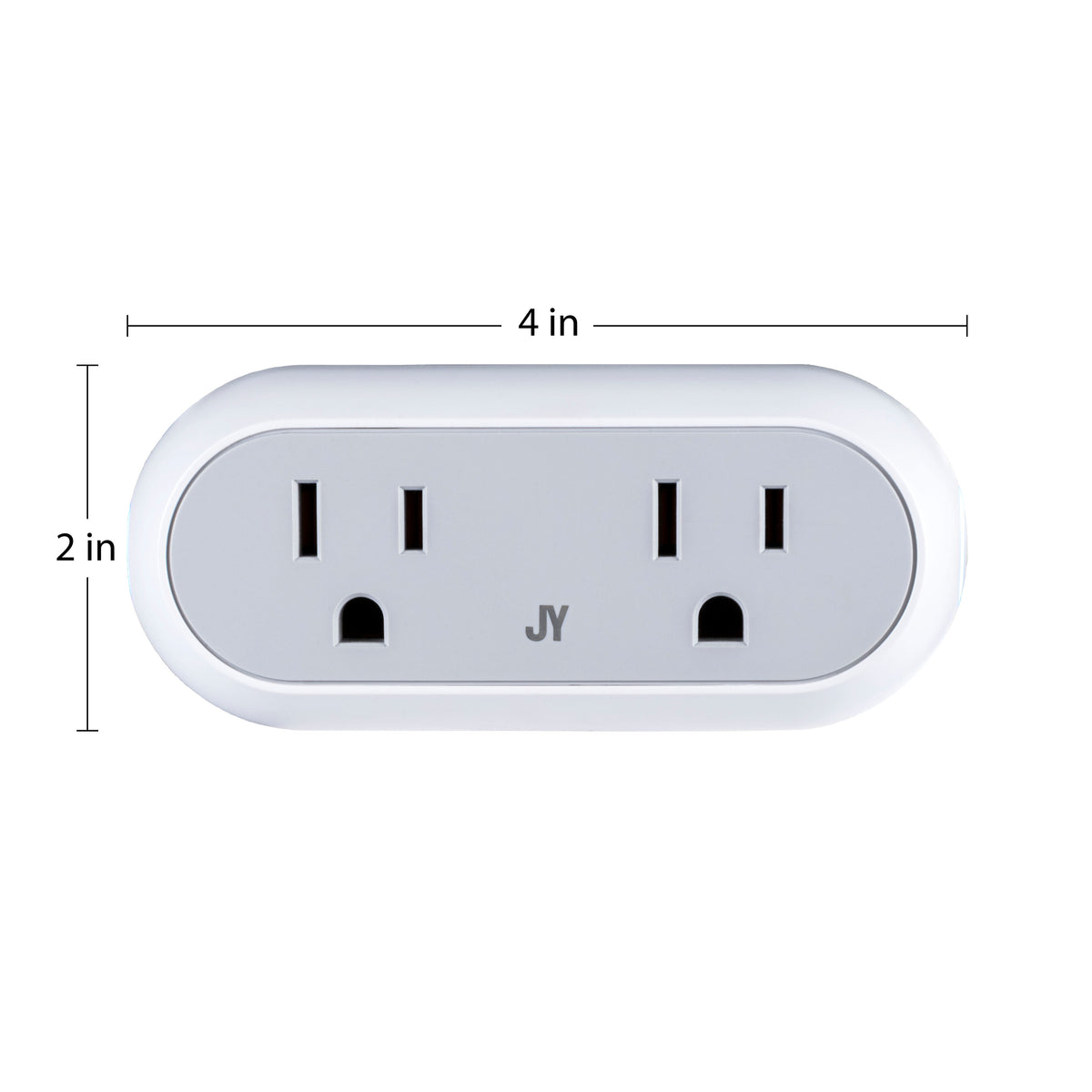 Jamie Smart Dual Plug - WiFi Remote App Control for Lights & Appliances; Compatible with Alexa and Google Home Assistant, No Hub Required