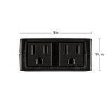 Sunshine Outdoor Smart Dual Plug - WiFi Remote App Control for Outdoor Lights & Holiday Decor; Compatible with Alexa and Google Home, No Hub Required