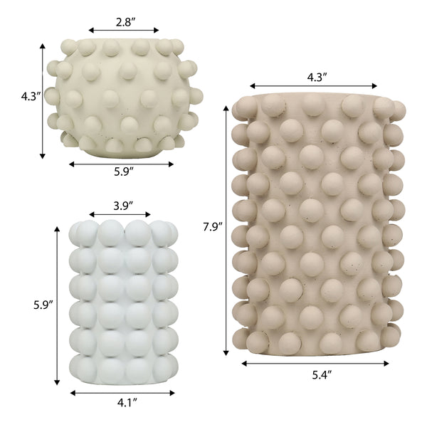 Dimension Image Matte Soft Neutral (Set of 3)