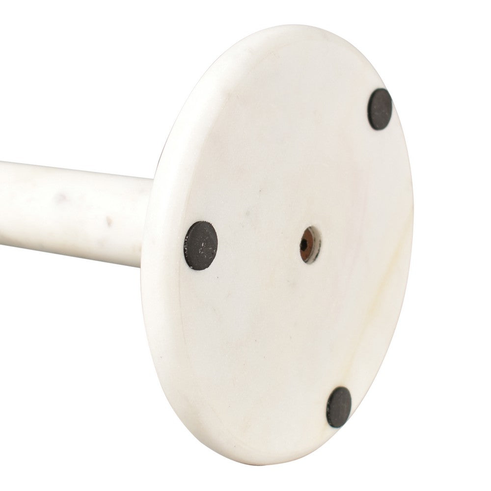 Margot Vintage Classic Marble with Non Slip Weighted Base Paper Towel Holder