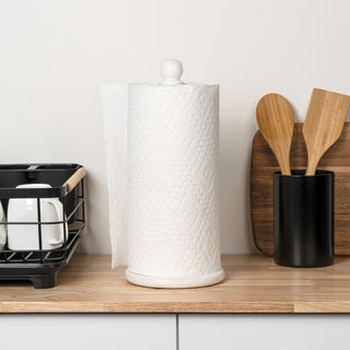 Margot Vintage Classic Marble with Non Slip Weighted Base Paper Towel Holder