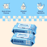 Pawlo Hypoallergenic Unscented Dog Grooming Wipes with Aloe Vera, Chamomile, and Shea Butter