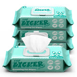 LickUp Hydrating Hypoallergenic Unscented Dog Grooming Wipes with Aloe Vera, Chamomile, and Shea Butter