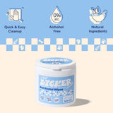 Churly Dog Dental Finger Hypoallergenic Wipes with Extracts of Aloe Vera Leaf, Coconut Oil, Honey (60 Count)