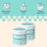Whiskli Dog Dental Finger Hypoallergenic Wipes with Extracts of Aloe Vera Leaf, Coconut Oil, Honey