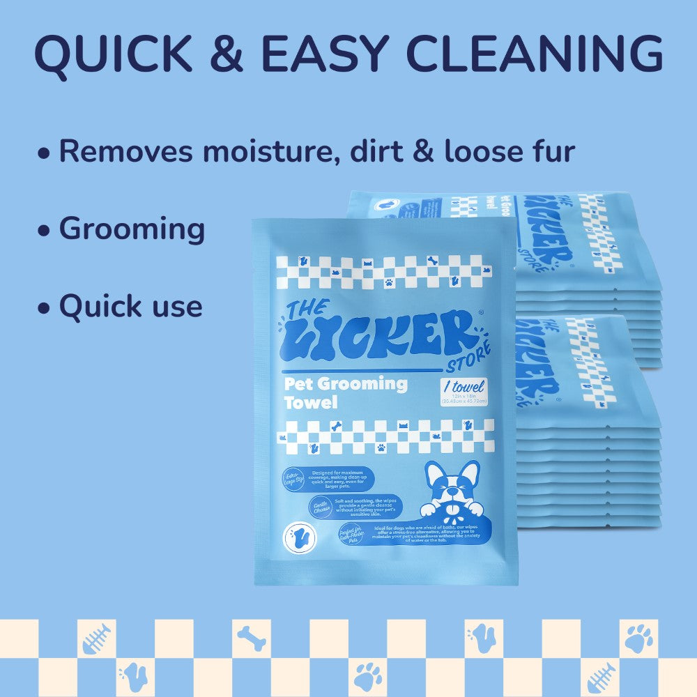 Ringy Dog Bath and Grooming Towels - Soft & Ultra-Absorbent