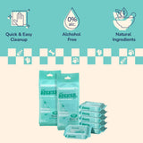 Tommy Mini Dog Body Hypoallergenic Wipes with Extracts of Aloe Vera Leaf, Chamomile, Shea Butter