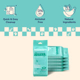 Jumpy Dog Body Hypoallergenic Wipes with Extracts of Aloe Vera Leaf, Chamomile, Shea Butter