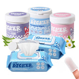 THE LICKER STORE Head-to-Paw Dog Hygiene Bundle – Body Wipes (160ct, 2-Pack), Eye Wipes (120ct) - White