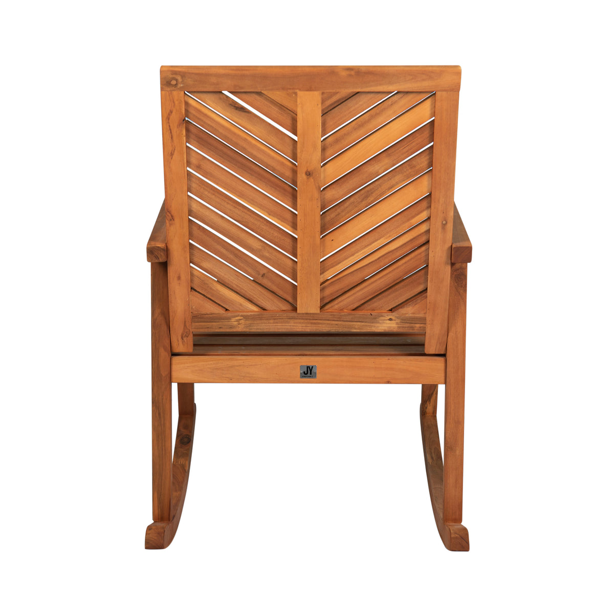 Timothy Chevron-Back Outdoor Rocking Chair