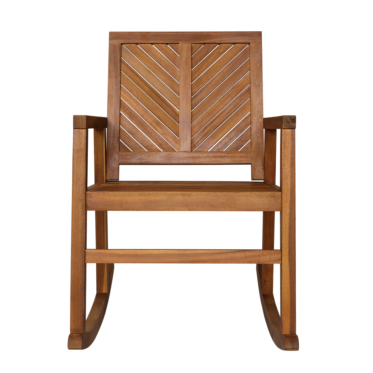 Timothy Chevron-Back Outdoor Rocking Chair