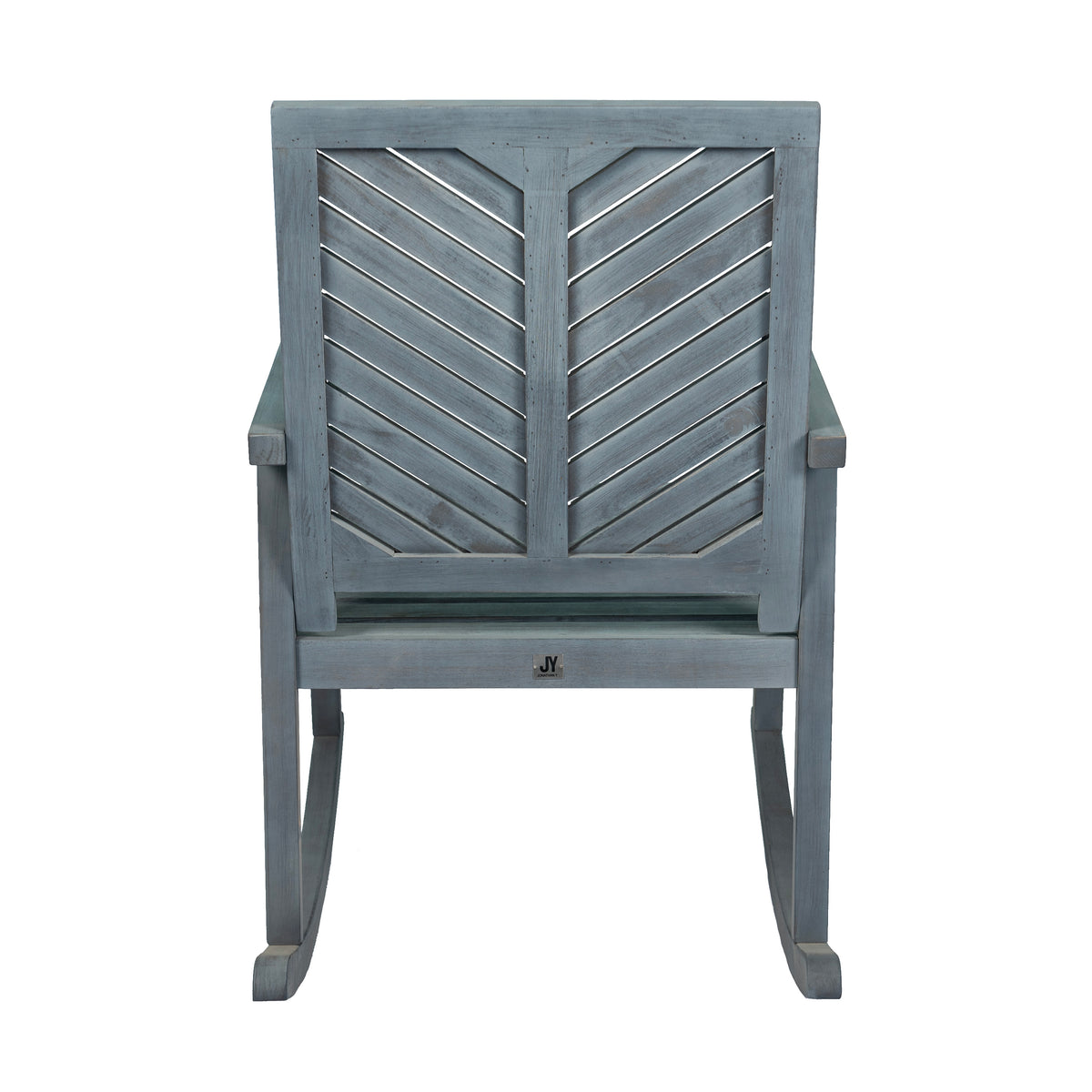 Timothy Chevron-Back Outdoor Rocking Chair
