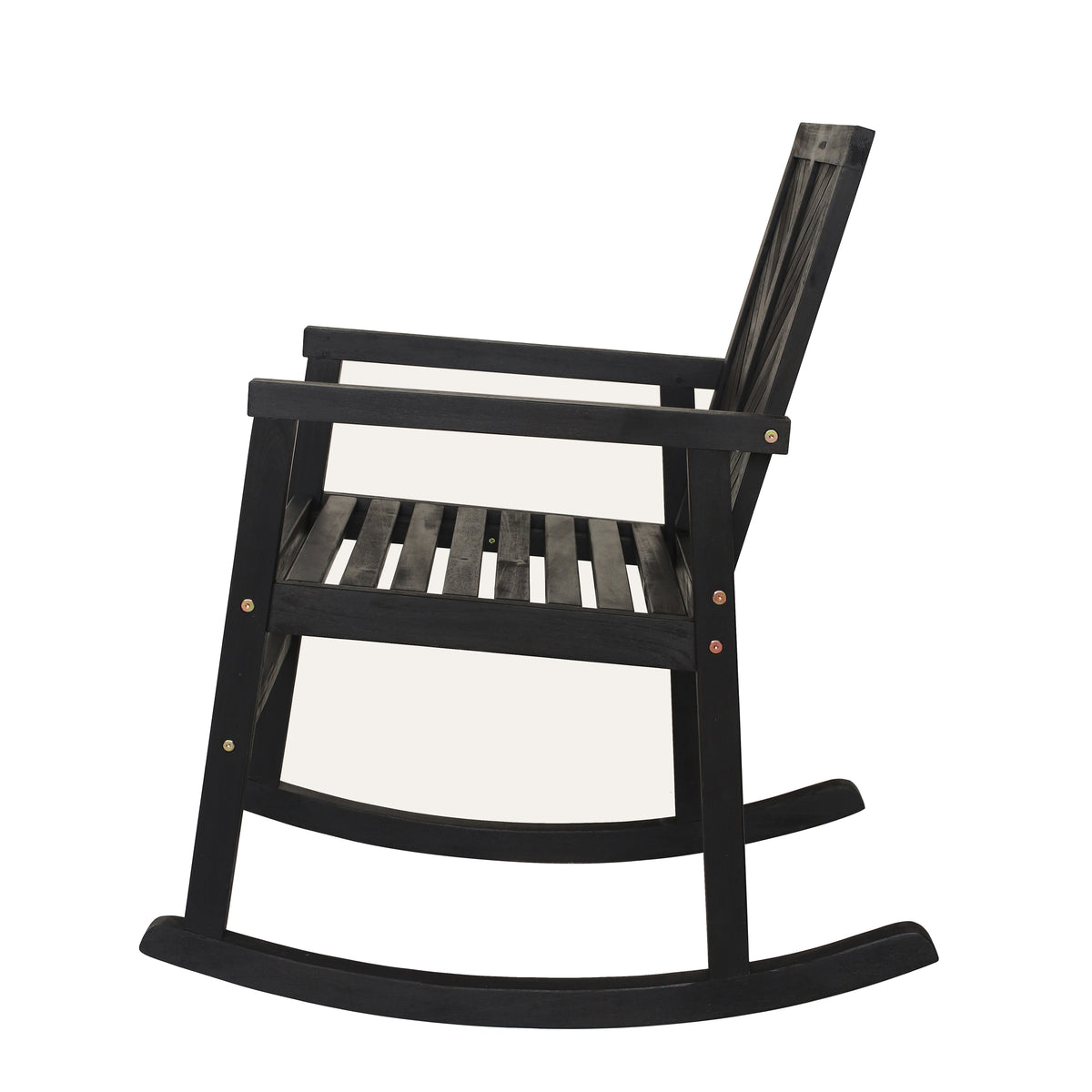 Timothy Chevron-Back Outdoor Rocking Chair