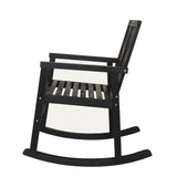 Timothy Chevron-Back Outdoor Rocking Chair