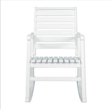 Winado Slat-Back Outdoor Rocking Chair