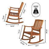 Teagan Classic Outdoor Rocking Chair (Set of 2) Set 2