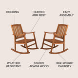 Teagan Classic Outdoor Rocking Chair (Set of 2) Set 2