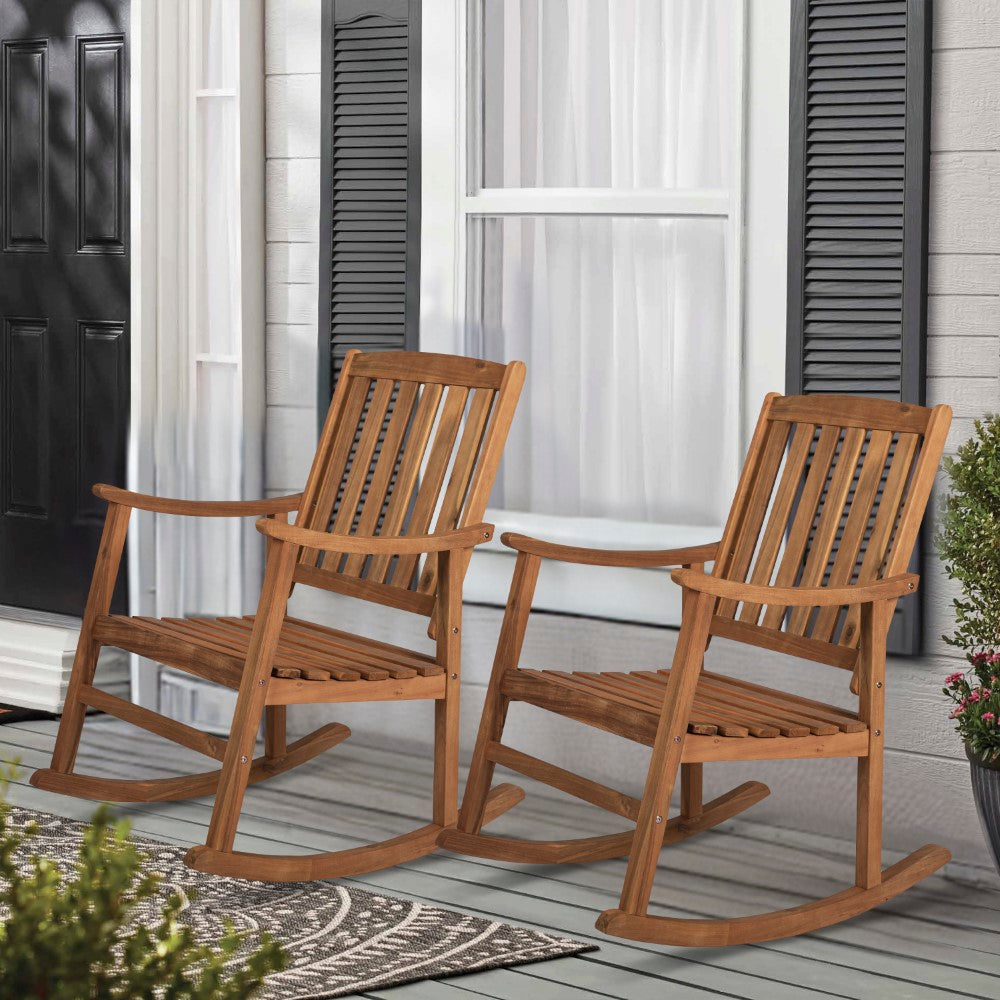 Teagan Classic Outdoor Rocking Chair (Set of 2) Set 2