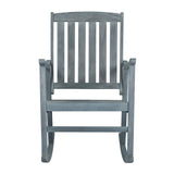Rajon Slat-Back Outdoor Rocking Chair