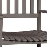 Rocco Slat-Back Outdoor Rocking Chair