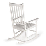 Rocco Slat-Back Outdoor Rocking Chair