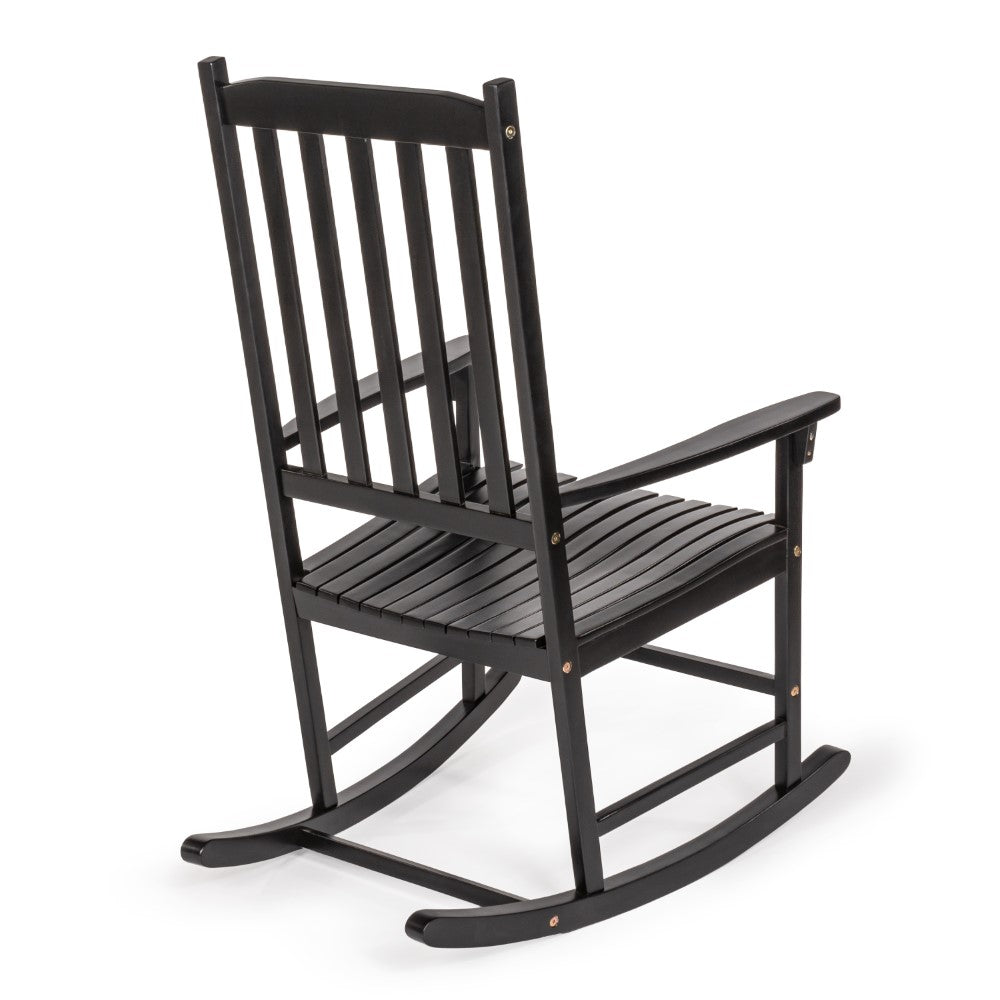 Rocco Slat-Back Outdoor Rocking Chair