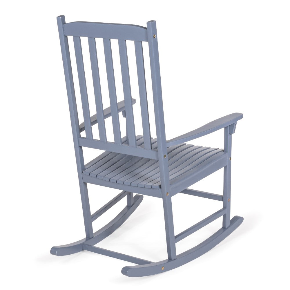 Rocco Slat-Back Outdoor Rocking Chair