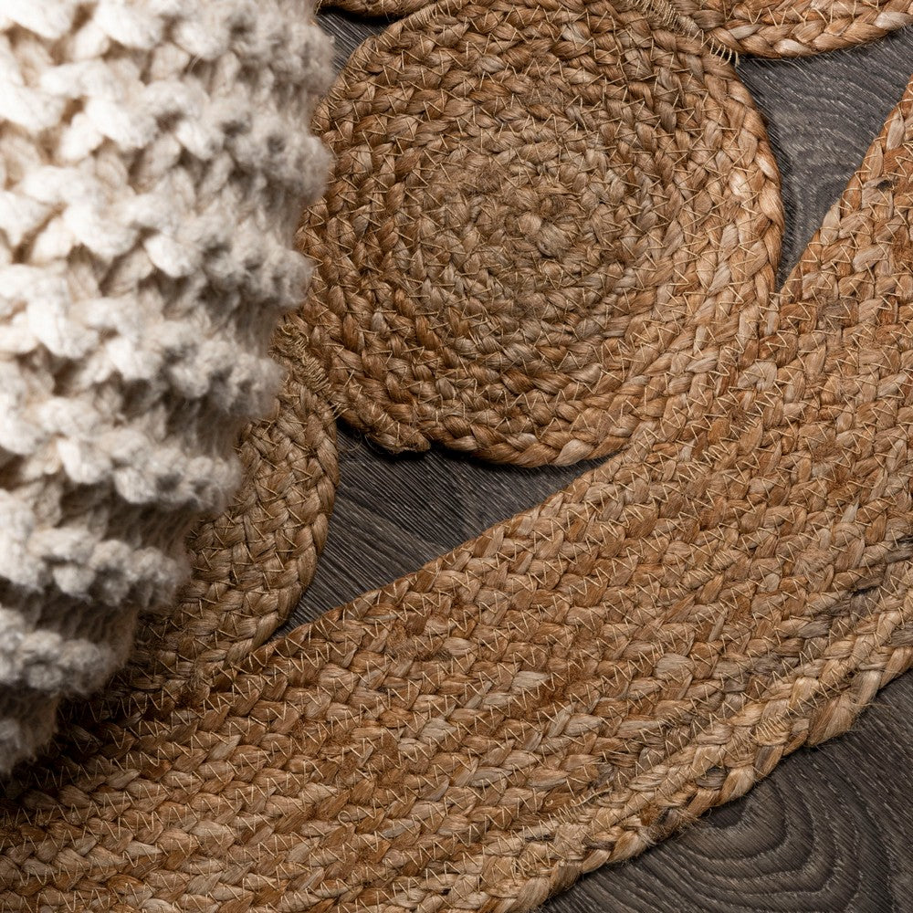 Gare Cassia Natural Jute Boho Area Rug