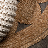Gare Cassia Natural Jute Boho Area Rug
