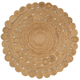 Vyncent Bodhi Natural Jute hippie Area Rug