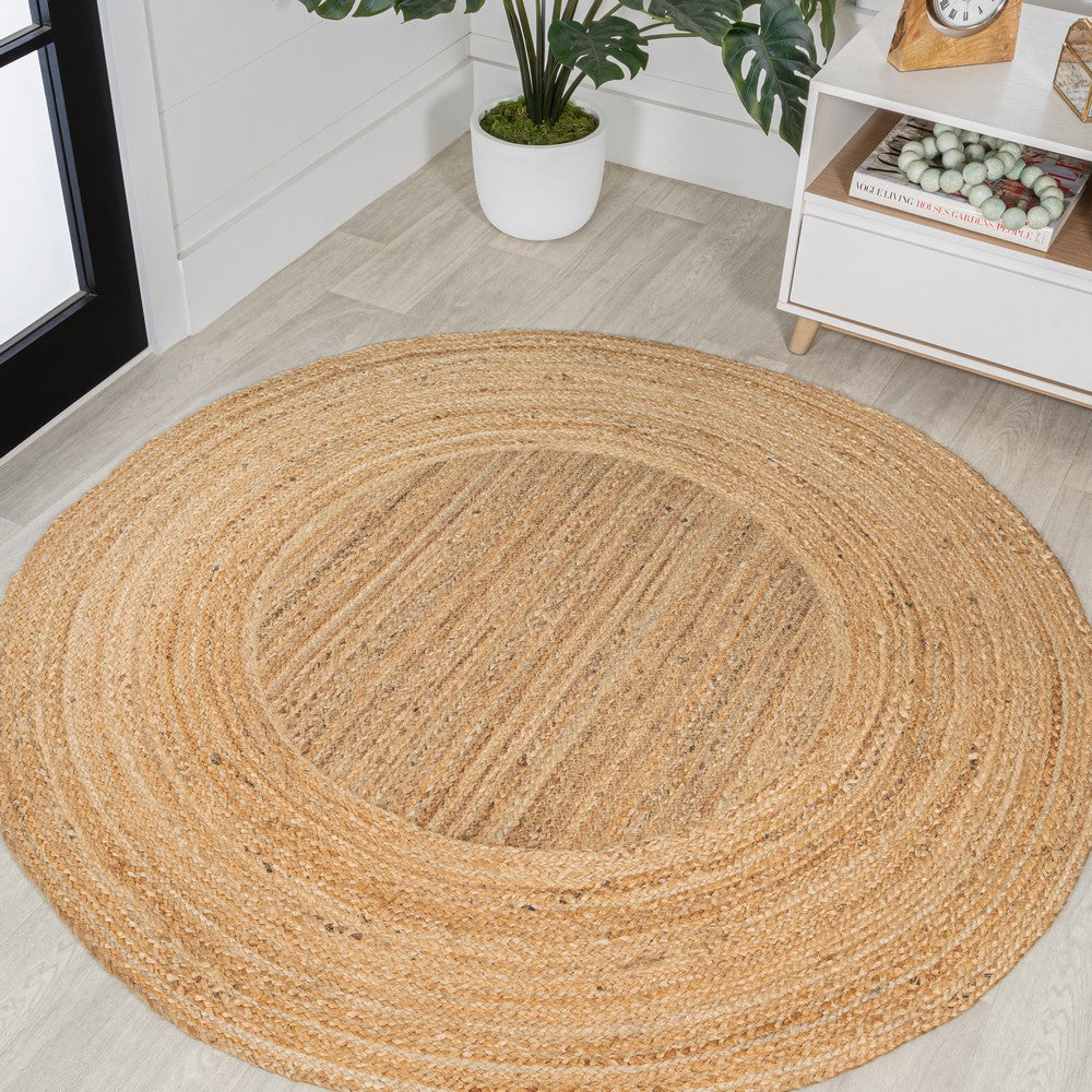 MosheBoho Jute Circle Area Rug