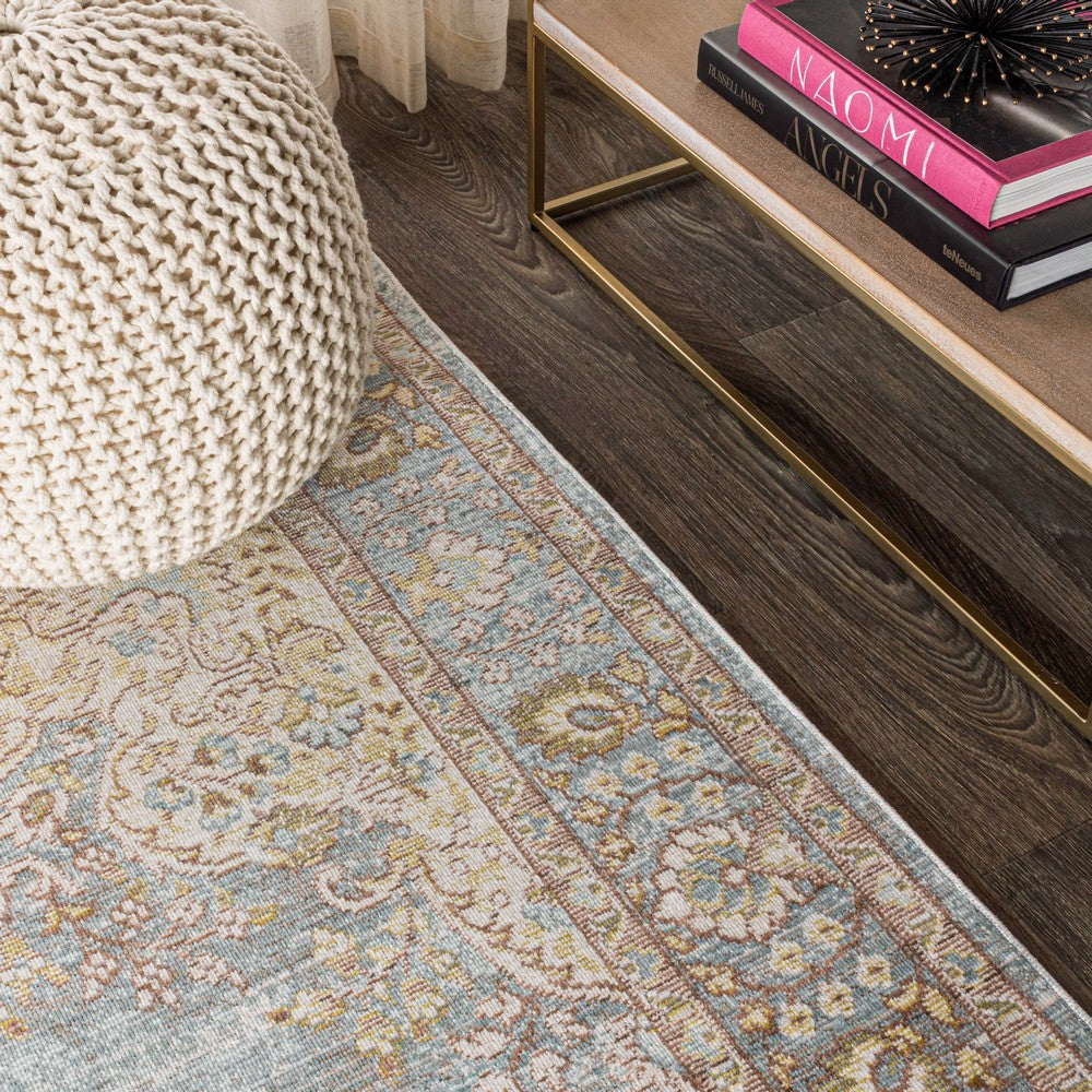 Muhu Goa Floral Medallion Traditional Area Rug