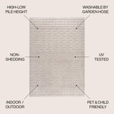 Novas Xlendi High-Low Pile Moroccan Indoor/Outdoor Area Rug