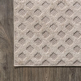 Castelo Rabat High-Low Pile Mini-Diamond Indoor/Outdoor Area Rug