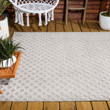 Castelo Rabat High-Low Pile Mini-Diamond Indoor/Outdoor Area Rug