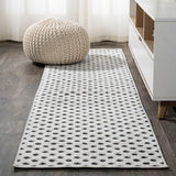 Castelo Rabat High-Low Pile Mini-Diamond Indoor/Outdoor Area Rug