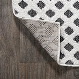 Castelo Rabat High-Low Pile Mini-Diamond Indoor/Outdoor Area Rug