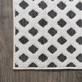 Castelo Rabat High-Low Pile Mini-Diamond Indoor/Outdoor Area Rug