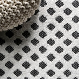 Castelo Rabat High-Low Pile Mini-Diamond Indoor/Outdoor Area Rug