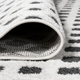 Castelo Rabat High-Low Pile Mini-Diamond Indoor/Outdoor Area Rug